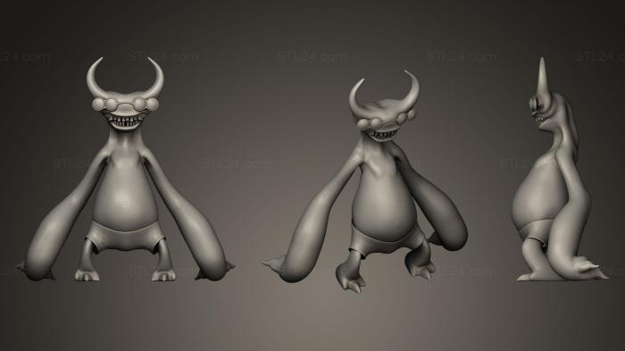 Figurines heroes, monsters and demons (Boodoo, STKM_0147) 3D models for cnc
